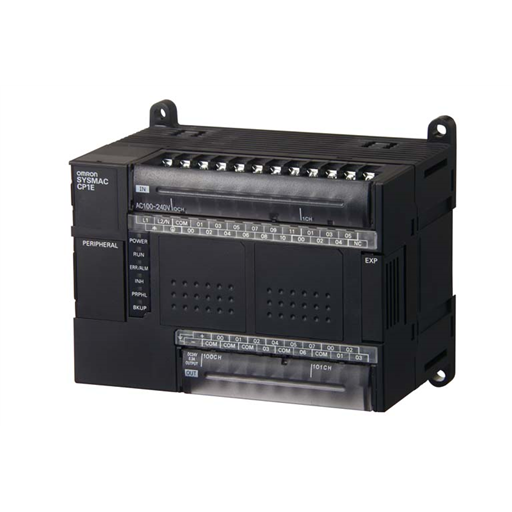 Omron CP1E-E30DR-A PLC Module white background product image