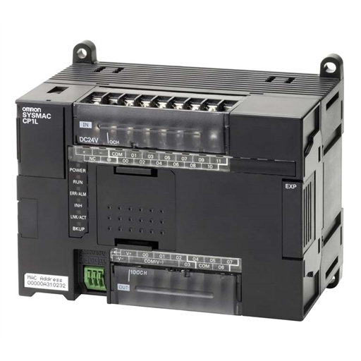 Omron CP1L-EL20DT1-D PLC Module white background product image
