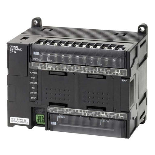 Omron CP1L-EM30DT1-D PLC Module white background product image