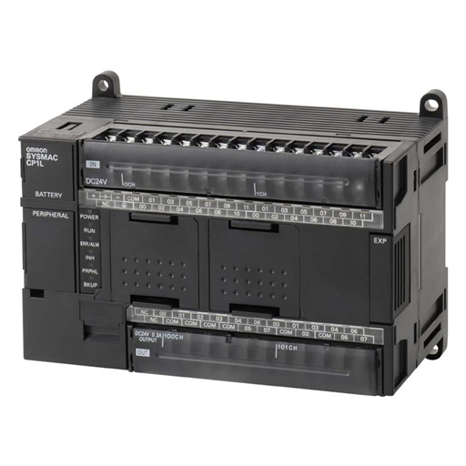 Omron CP1L-M40DR-D PLC Module white background product image