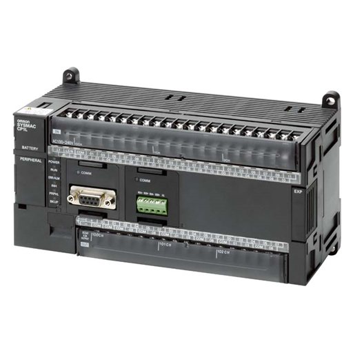 Omron CP1L-M60DR-D PLC Module white background product image