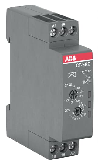 ABB CT-ERC.12 Industrial Relay / Timer Module - Industrial Automation Part