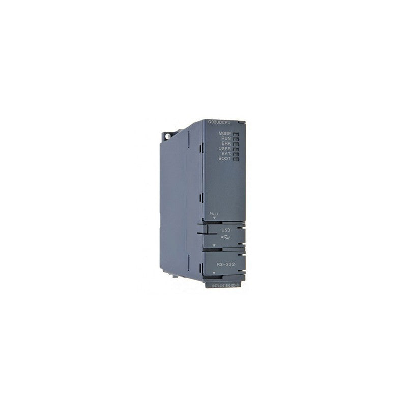 Mitsubishi Q03UDCPU Q Series PLC CPU white background product image