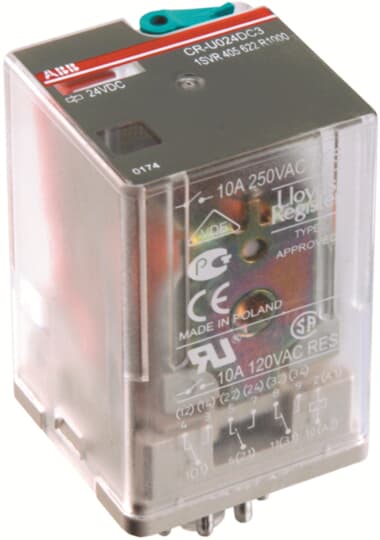 ABB CR-U230AC3L Industrial Relay / Timer Module - Industrial Automation Part