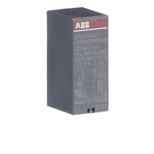 ABB CR-P024AC1 Industrial Relay / Timer Module - Industrial Automation Part