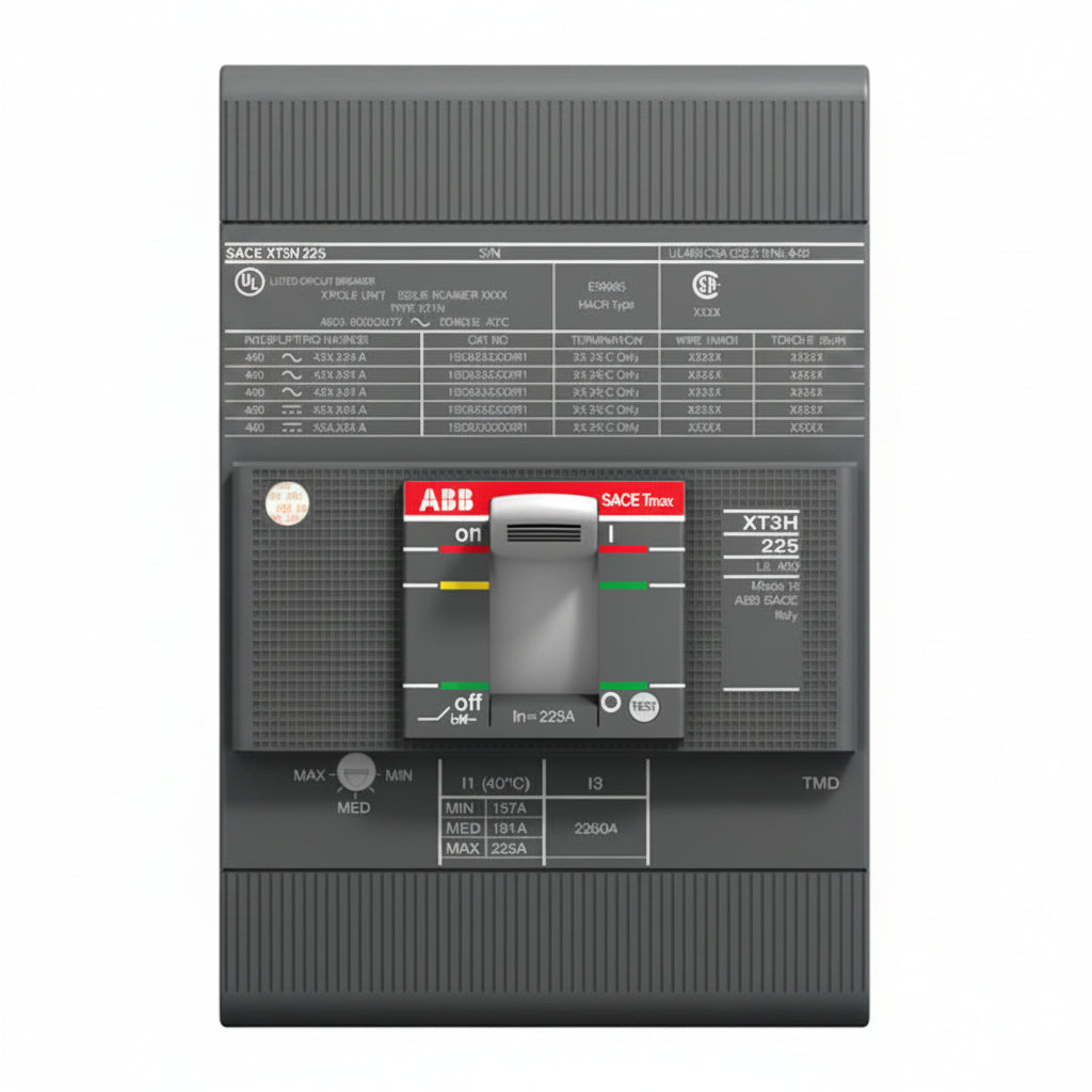 ABB XT3N 225 TMF 150-1500 3p F F UL/CSA Molded Case Circuit Breaker - Industrial Automation Part
