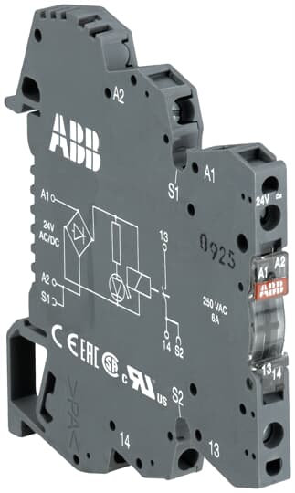 ABB RB121-230VUC Industrial Relay / Timer Module - Industrial Automation Part