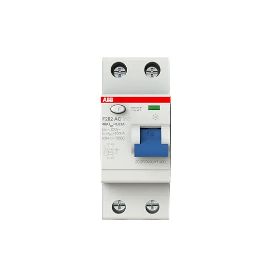 ABB F202 AC-40/0.03 Residual Current Device (RCD) - Industrial Automation Part