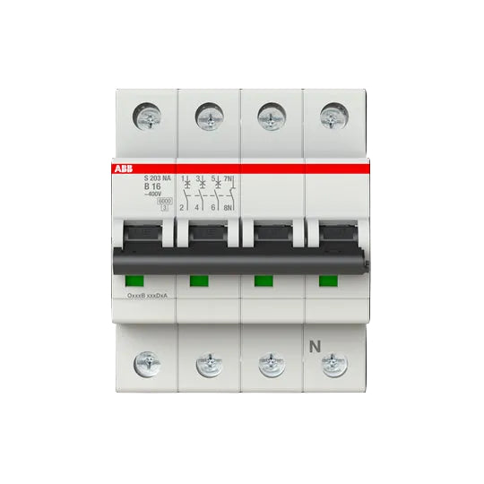 ABB S203-B16NA Miniature Circuit Breaker - Industrial Automation Part
