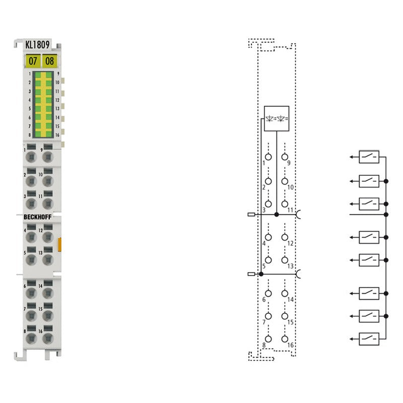 Beckhoff KL1809 Digital Input Module
