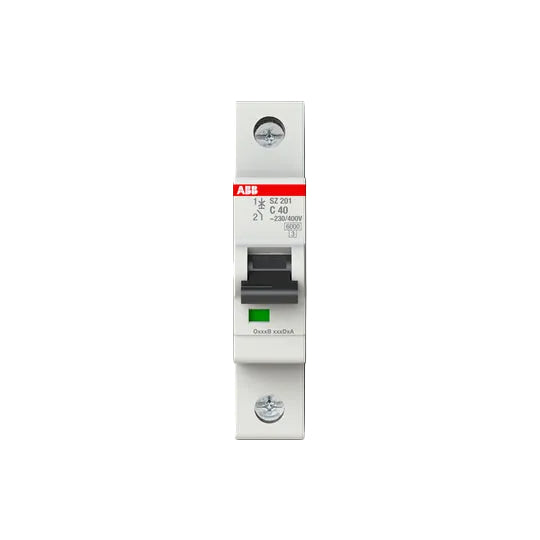 ABB SZ201-C40 Miniature Circuit Breaker - Industrial Automation Part