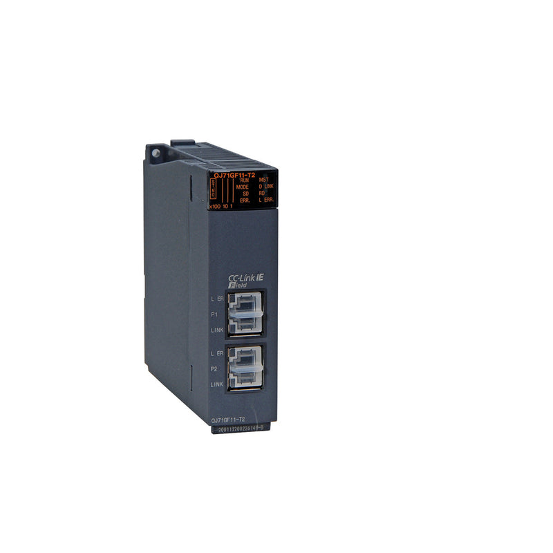 Mitsubishi QJ71GF11T2 Q Series Communication Module white background product image