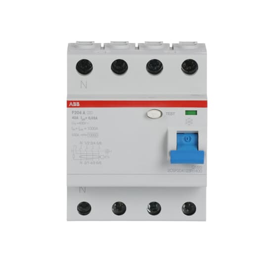 ABB F204 A-40/0.03-L Residual Current Device (RCD) - Industrial Automation Part