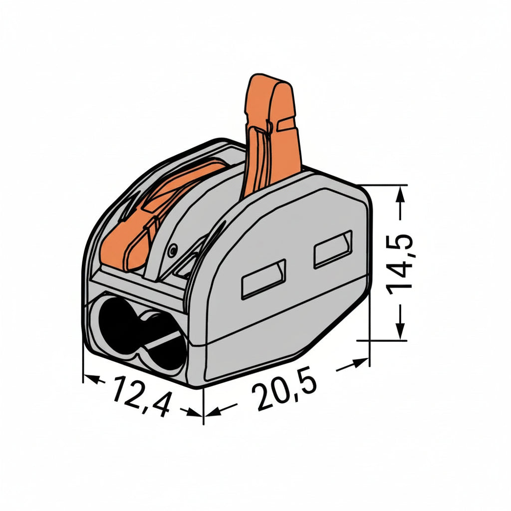 WAGO 222-412 Terminal Block - additional view 2