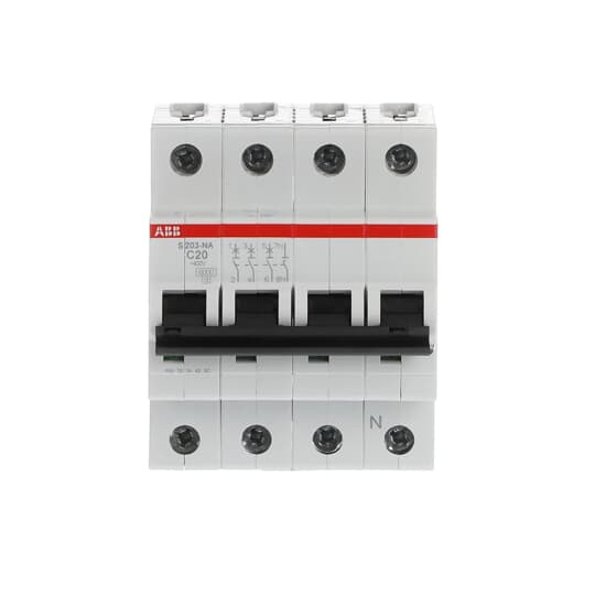 ABB S203-C20NA Miniature Circuit Breaker - Industrial Automation Part