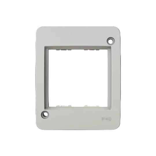 ABB IP40 enclosure, 2 places, 2 modules width Grey - Chiara Industrial Automation Component - Industrial Automation Part