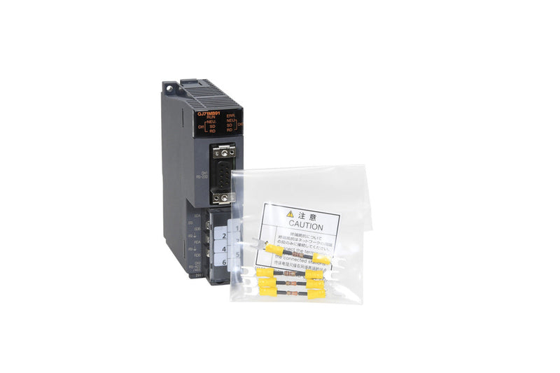 Mitsubishi QJ71MB91 Q Series Communication Module white background product image