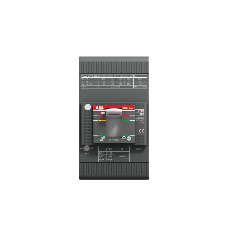 ABB XT1C 160 TMD 100-1000 3p F F Molded Case Circuit Breaker