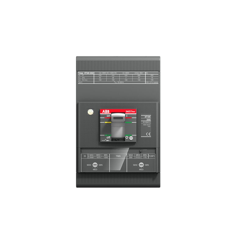ABB XT4H 250 TMA 250-2500 3p F F Molded Case Circuit Breaker