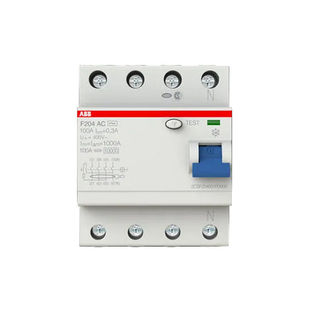ABB F204 AC-100/0.3 Residual Current Device (RCD) - Industrial Automation Part