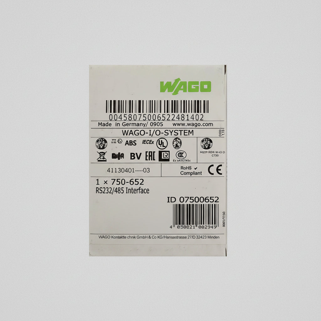 WAGO 750-652 Serial Interface Module - additional view 4