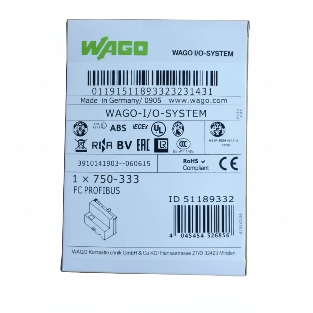 WAGO 750-333 Fieldbus Coupler - additional view 3
