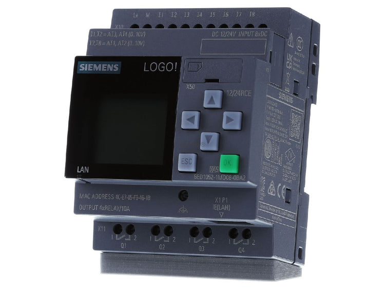 Siemens 6ED1052-1MD08-0BA2 LOGO! 12/24RCE
