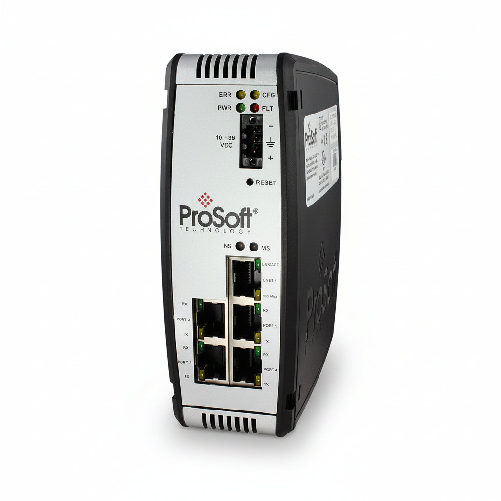 ProSoft PLX31-EIP-MBS4 Gateway - white background