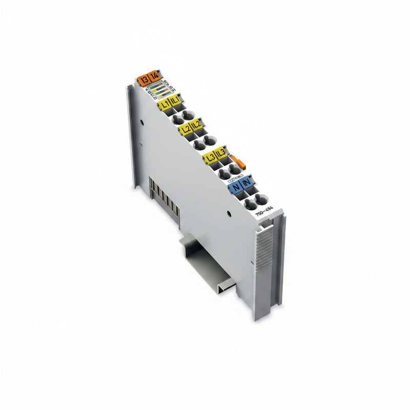 WAGO 750-494 Power Measurement Module - white background
