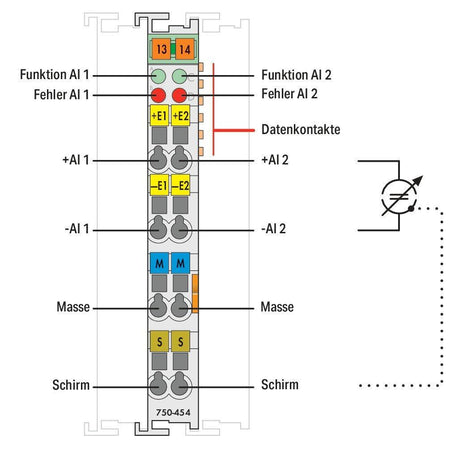 WAGO 750-454 Analog Input Module - additional view 2